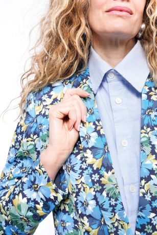 Wildfang Empower Floral Tux Blazer | David's Bridal